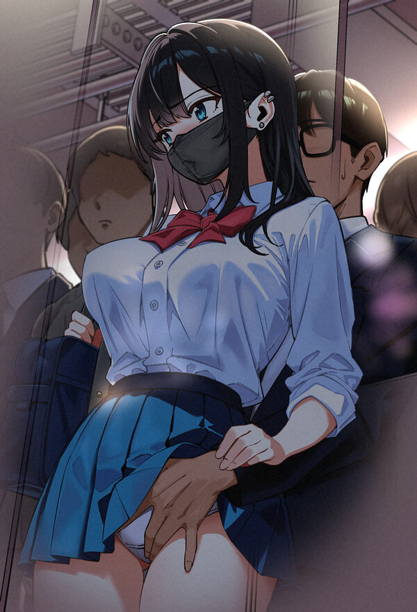 電車、女子〇生。 画像8