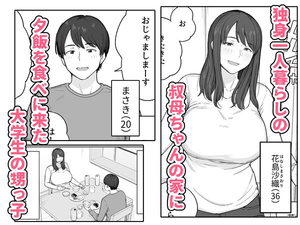 夕飯のあとは叔母ちゃんと… 画像1