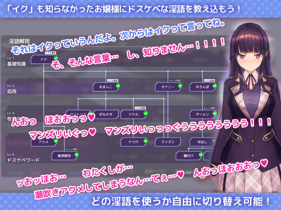 洗脳アプリで清楚なお嬢様をドスケベ調教するシミュレーション 画像7